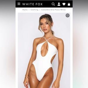 BNWT - WHITEFOX ONE PIECE SWIMSUIT